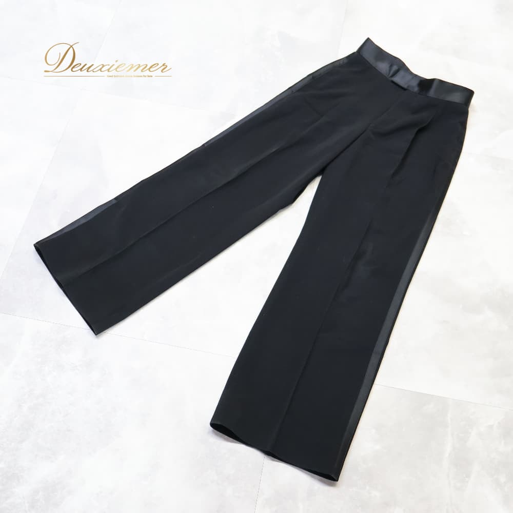 Rakuten - 【中古】 TAKA DANCE タカダンス 社交ダンス 衣装 ボトムス ブラック系 スラックス パンツ 無地 シンプル メンズ 男性 練習 レッスン ジャズ スタンダード ラテン 練習用 競技用 W-70サイズ A002-2520115000019