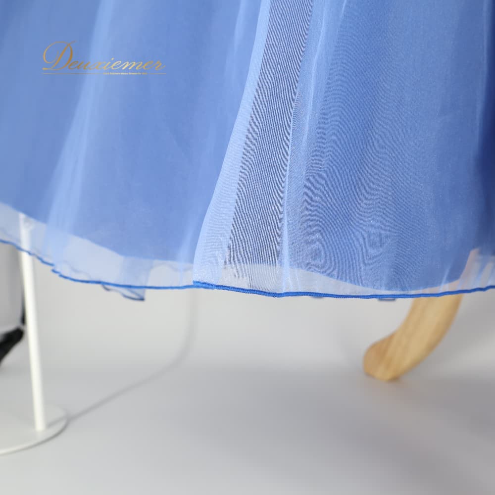 【中古】 Paondor パンドール フラダンス 衣装 ワンピース ドレス 日本製 ブルー系...