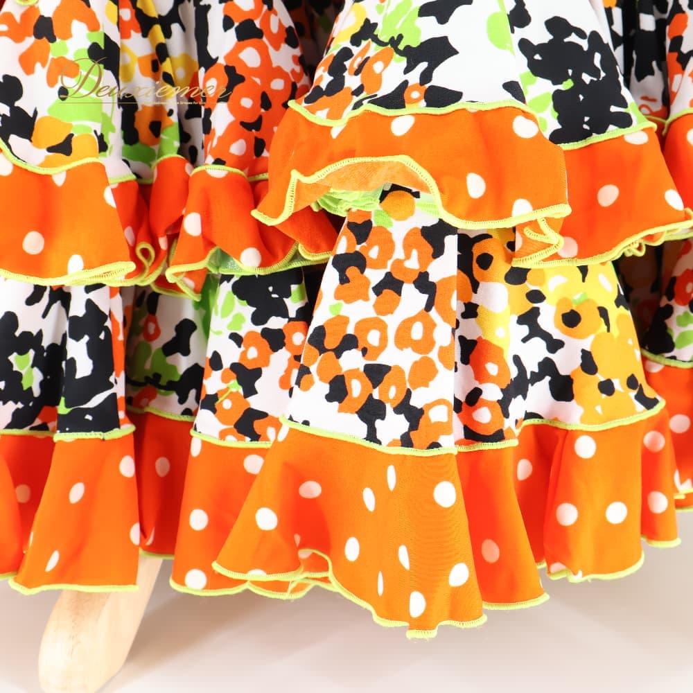 【中古】 SONIA JOHNES ソニアジョーンズ フラメンコ 衣装 ツーピース セットアッ...