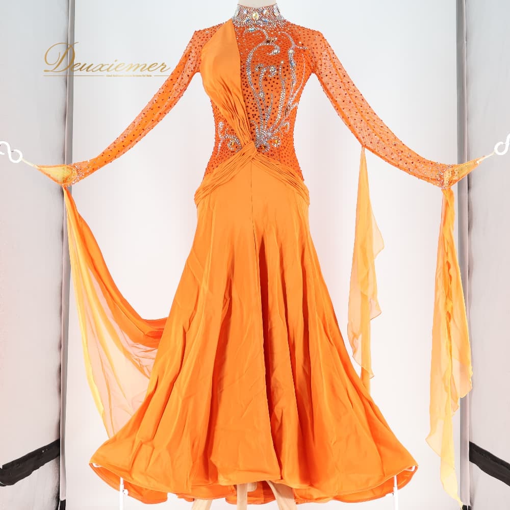 【中古】 Centini Alta Moda 社交ダンス 衣装 ドレス ワンピース スタンダード オ...