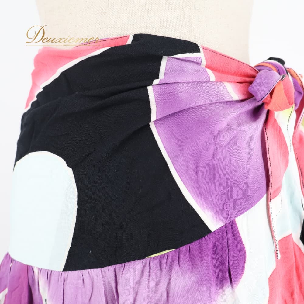 【中古】 AREMITI アレミティ フラダンス 衣装 スカート ブラック系 ハワイアンプ...