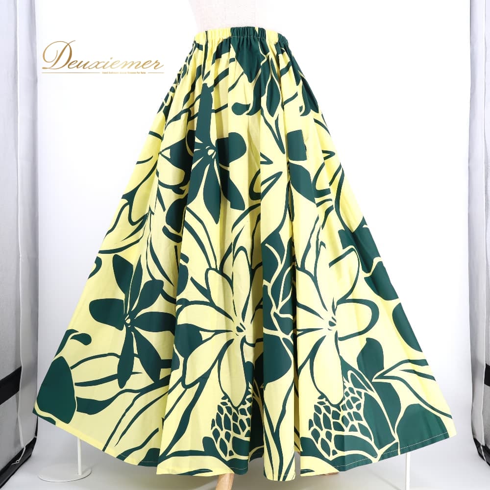 【中古】 ALOHA STANDARDS アロハスタンダード フラダンス 衣装 スカート イエロー...