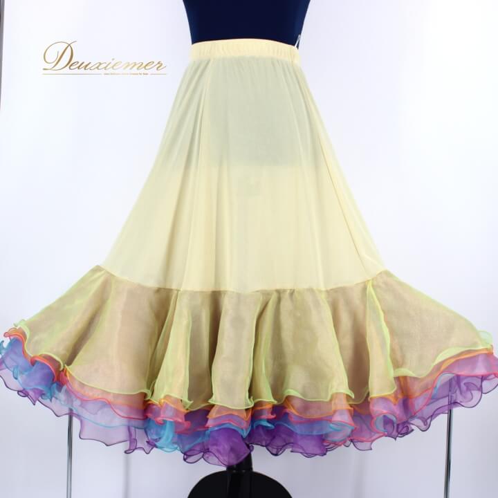 【中古】社交ダンス 衣装 スタンダード スカート パニエ ペチコート 女性用 レディース オールシーズン..