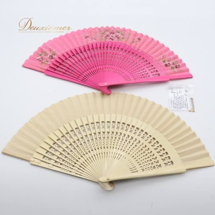 【中古】フラメンコ アバニコ 扇子 小物 小道具 まとめ売り 2点 セット 23cm ピンク系 ベージュ系 アクセサリー 花柄 無地 シンプル 練習 舞台 発表...