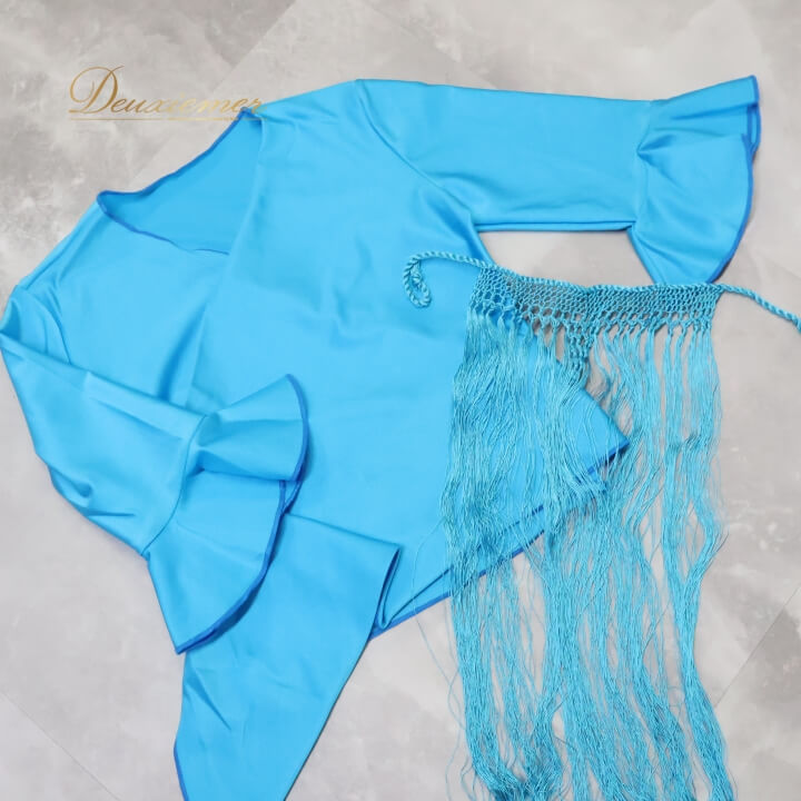 【中古】happy dance フラメンコ 衣装 まとめ売り セット ブラウス トップス ガルガンティージャ レッスン着 レディース レッスン 練習着 スペイン...