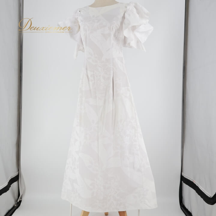 【中古】MermaidLine MMJ マーメイドライン エムエムジェイ フラダンス 衣装 ワンピース ドレス ホワイ..