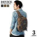 DEVICE デバイス メガ ボディバッグ ボディーバッグ ボディーバック ボディバック ボディ バッグ メンズ ボディバッグ ブランド ワンショルダー バッグ...