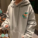 パーカー フーディ トレーナー レディース メンズ スウェット 韓国ファッション 大きいサイズ トップス 秋 冬 ビックシルエット ビッグパーカー プルオーバー...