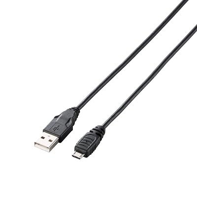 エレコム USBケーブル 【microB】 USB2.0 (USB A オス to microB オス) PlayStation4対応 0.15m ブラック U2C-AMB015BK 全4サイズ