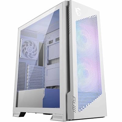 MSI MPG VELOX 300R AIRFLOW PZ WHITE PCケース E-ATX ミドルタワー 白 160mmデュアルレイヤーブレードファン2基付き 背面コネクタ対応 CS9310 全3種
