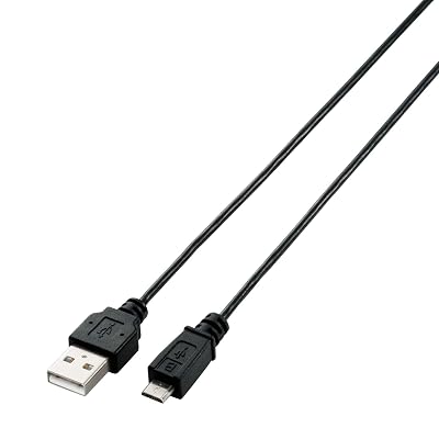 エレコム USBケーブル 【microB】 USB2.0 (USB A オス to microB オス) PlayStation4対応 スリム 2m ブラック U2C-AMBX20BK商品説明【商品説明】size : 2.0m/ブラック直径2.5mmと、細くてとりまわしの良い極細ケーブルを使用したMicro-USBケーブルです。USB(Aタイプ:オス)のインターフェイスを持つパソコンに、USB(MicroBタイプ:オス)のインターフェイスを持つスマートフォンなどの機器を接続し、充電やデータ転送が可能です。スマートフォンの画像ファイル・データファイルをパソコンに転送するのに適しています。USB2.0規格に準拠したUSBケーブルです。外部ノイズの干渉から信号を保護する二重シールドケーブルを採用しています。サビなどに強く信号劣化を抑える金メッキピンを採用しています。size : 1.0m/ブラック直径2.5mmと、細くてとりまわしの良い極細ケーブルを使用したMicro-USBケーブルです。USB(Aタイプ:オス)のインターフェイスを持つパソコンに、USB(MicroBタイプ:オス)のインターフェイスを持つスマートフォンなどの機器を接続し、充電やデータ転送が可能です。スマートフォンの画像ファイル・データファイルをパソコンに転送するのに適しています。USB2.0規格に準拠したUSBケーブルです。外部ノイズの干渉から信号を保護する二重シールドケーブルを採用しています。サビなどに強く信号劣化を抑える金メッキピンを採用しています。
