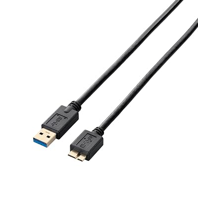 エレコム USBケーブル 【microB】 USB3.0 (USB A オス to microB オス) スタンダード 1m ブラック USB3-AMB10BKブランドエレコム(ELECOM)色ブラックモデルUSB3-AMB10BK商品説明【商品概要】USB3.0(Standard-A)のインターフェースを持つパソコンと、USB3.0(Standard-microB)のインターフェースを持つハードディスクドライブなどの機器を接続できるUSB3.0ケーブルです。USB3.0の規格である「Certified SuperSpeed USB(USB3.0)」の正規認証品です。従来のUSB2.0ケーブルに2対のSDP(Shielded Differential Pair)を追加し、10倍以上の最大5Gbpsの転送速度を実現します。サビなどに強く信号劣化を抑える金メッキピンコネクタを採用しています。外部ノイズの干渉から信号を保護する3重シールドケーブルを採用しています。EUの「RoHS指令(電気・電子機器に対する特定有害物質の使用制限)」に準拠(10物質)した、環境に配慮した製品です。【商品説明】【商品詳細】ブランド：エレコム(ELECOM)商品種別：パソコン・周辺機器商品名：エレコム USBケーブル 【microB】 USB3.0 (USB A オス to microB オス) スタンダード 1m ブラック USB3-AMB10BK製造元：エレコム(ELECOM)商品番号：USB3-AMB10BK発売日：2013年04月08日商品内容：並色：ブラック【当店からの連絡】