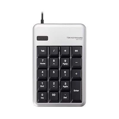 エレコム(ELECOM) テンキー 有線 メンブレン Mサイズ 1000万回高耐久 シルバー TK-TCM011SVブランドエレコム(ELECOM)色シルバーモデルTK-TCM011SV商品説明【商品概要】ノートパソコンでの使用に最適な、スタンダードなUSBテンキーボードです。Excelでの作業に便利な[Tab]キーと、数字の入力に便利な[00]キーを装備しています。大きなキーで入力効率が向上します。「NumLock」問題をハードウェアで解決しており、対策ソフトのインストールは不要です。NumLockのオン/オフの状態がひと目でわかるLEDランプを装備しています。USB接続なので、パソコンの電源がオンの状態でも抜き差しが可能です。専用ドライバなどのインストール作業が不要で、パソコンのUSBポートに接続するだけですぐに使えます。最大1000万回のキーストロークに耐える丈夫なキーを採用しています。【商品説明】【商品詳細】ブランド：エレコム(ELECOM)商品種別：パソコン・周辺機器商品名：エレコム(ELECOM) テンキー 有線 メンブレン Mサイズ 1000万回高耐久 シルバー TK-TCM011SV製造元：エレコム(ELECOM)商品番号：TK-TCM011SV発売日：2014年01月30日色：シルバー商品タイプ：メンブレン【当店からの連絡】