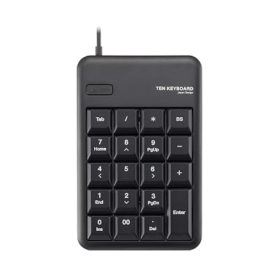 エレコム テンキー 有線 メンブレン Mサイズ RoHS指令準拠 ブラック TK-TCM011BK/RSブランドエレコム(ELECOM)色ブラックモデルTK-TCM011BK/RS商品説明【商品概要】EUの「RoHS指令(電気・電子機器に対する特定有害物質の使用制限)」に準拠(10物質)した、環境にやさしいUSBテンキーボードです。環境に配慮し、ゴミを減らせて開梱作業もスムーズな簡易パッケージ仕様です。Certified for Windowsロゴを取得しています。USB-IF認証を取得した製品です。CE規格に適合した製品です。VCCI CLASS Bを取得した、電波障害が少ない設計です。ノートパソコンでの使用に最適な、スタンダードタイプです。Excelでの作業に便利な[Tab]キーと、数字の入力に便利な[00]キーを装備しています。【商品説明】【商品詳細】ブランド：エレコム(ELECOM)商品種別：パソコン・周辺機器商品名：エレコム テンキー 有線 メンブレン Mサイズ RoHS指令準拠 ブラック TK-TCM011BK/RS製造元：エレコム(ELECOM)商品番号：TK-TCM011BK/RS発売日：2014年04月05日商品内容：並色：ブラック商品タイプ：メンブレン【当店からの連絡】