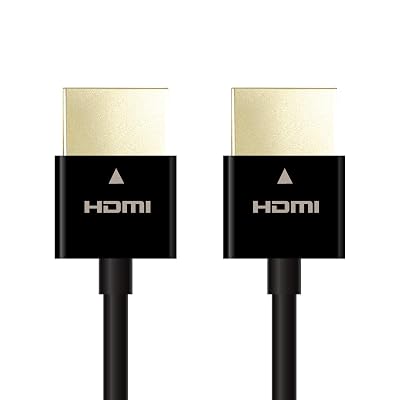 エレコム HDMI ケーブル 1.5m 4K × 2K対応 ウルトラスリム ブラック CAC-HD14US15BK 全3サイズ