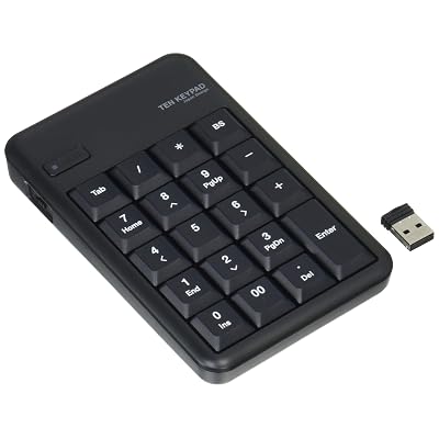 エレコム USB-A テンキー ワイヤレス(レシーバー付属) メンブレン 1000万回高耐久 ブラック TK-TDM017BKブランドエレコム(ELECOM)色ブラックモデルTK-TDM017BK商品説明【商品概要】安定した通信で快適に操作できる2.4GHzのワイヤレステンキーパッドです。最大1000万回のキーストロークに耐える丈夫なキーを採用しています。Excelでの作業に便利な[Tab]キーと、数字の入力に便利な[00]キーが付いています。NumLockのオン/オフの状態がひと目でわかるLEDランプを装備しています。本体側面に電源ON/OFFスイッチを装備しています。電池の交換時期をお知らせする電池残量表示ランプを搭載しています。専用ドライバなどのインストール作業は不要で、接続するだけですぐに使用できます。対応機種:USBポートを装備したPC/AT互換機、対応OS:Windows 10、Windows 8.1、Windows 7(SP1)、Windows XP(SP3)【商品説明】【商品詳細】ブランド：エレコム(ELECOM)商品種別：パソコン・周辺機器商品名：エレコム USB-A テンキー ワイヤレス(レシーバー付属) メンブレン 1000万回高耐久 ブラック TK-TDM017BK製造元：エレコム(ELECOM)商品番号：TK-TDM017BK発売日：2017年05月18日商品内容：並色：ブラック商品タイプ：ワイヤレス2.4GHz【当店からの連絡】