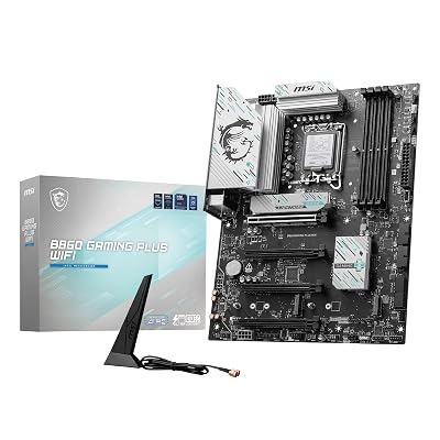 MSI B860 GAMING PLUS WIFI ATXマザーボード MB6683ブランドMSI色モデル7E41-003R商品説明【商品概要】MB6683 3年Intel B860チップセットを搭載し、Intel Core Ultra プロセッサー (Series2) のCPU・APUに対応。DDR5メモリに対応しており、高速なシステム環境を構築可能です。12フェーズ DRPS電源回路と大型VRMヒートシンクを搭載し、最新のCPUの性能を引き出します。Thunderbolt 4 Type-CやWi-Fi 7モジュール、5G LANを備え、高速で安定した通信を可能にします。4スロットのDDR5メモリをサポートし、オーバークロック時には8600+ MT/sの高速転送が可能です。【商品説明】【商品詳細】ブランド：MSI商品種別：マザーボード商品名：MSI B860 GAMING PLUS WIFI ATXマザーボード MB6683製造元：MSI商品番号：7E41-003R発売日：2025年01月15日商品タイプ：【B860・GAMINIG PLUS】人気GAMINIG PLUSモデル【当店からの連絡】