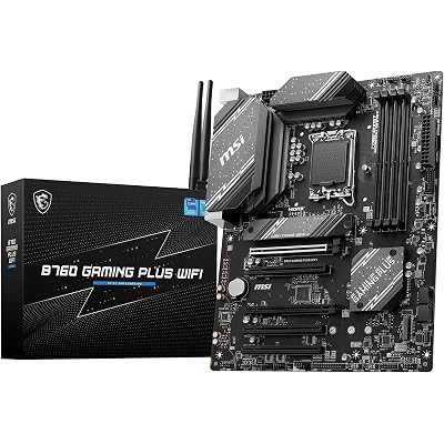 MSIマザーボード B760M GAMING PLUS WIFI 第14/13/12世代Intel CPU(LGA1700) DDR5 Micro-ATX 【ゲーミング部屋で快適にゲーム】[B760 搭載] MB6465商品説明【商品説明】style : 【GAMING PLUS】Micro自作人気定番MB6465 日本正規代理店製品 2年intel 第14・13・12世代 Coreプロセッサに対応、DDR5メモリとコストパフォーマンスの高いPCIE4.0スロット・M.2 SSDに対応したMicro-ATXマザーボード。12+1+1で構成される電源フェーズに加え、サーバーグレードの6層PCBと放熱面積を拡大た大型ヒートシンクを搭載、高負荷のゲームなどでも安定した動作が可能です。リアに高速なUSB3.2 Gen2(10Gbps) Type-Aポート、フロントには便利なUSB3.2 Gen1 Type-Cポートを搭載、ネットワークは2.5G 有線LANポートとWiFi 6E無線LANをサポート。高速通信をサポートします。映像出力にHDMI・DisplayPortを各2ポート、PCIEスロットはPCIE x16ポートを2基(4.0 x16+3.0 x4 各1基)と3.0 x1ポートを1基搭載、MicroATXサイズながら高い拡張性を備えています。style : 【GAMING PLUS】ATX自作人気定番Realtek製2.5G LANとWi-Fi6Eに対応し、ゲーマーに最適な高速ネットワーク環境を構築することが可能です。小さなねじを使用することなくM.2デバイスの取り付けが可能なEZ M.2 Clipを搭載しております。Lightning Gen4 M.2＆PCIeスロットを搭載、高速なストレージと最新グラフィックスカードに対応しております。最新の高速DDR5メモリに対応したSMTプロセスを採用し、メモリ信号の伝送ロスを抑制し安定した動作を実現します。