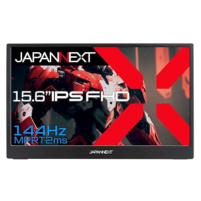 JAPANNEXT 15.6インチ モバイルモニター IPS パネル フルHD 1920x1080解像度 (Type C/PC対応/スピーカー内蔵 / sRGB66% / 非光沢) JN-MD-156i144FHDRブランドJAPANNEXT色ブラックモデルJN-MD-156i144FHDR商品説明【商品概要】144Hzの高速リフレッシュレートに対応した15.6インチ、IPSパネル搭載のフルHD(1920x1080)モバイルゲーミングモニターです。約800gの軽量本体で、どこでもゲーミングモニターとして使用が可能です。144Hzの高速リフレッシュレートに対応、FPSなどの動きの早いゲームも場所を選ばずにプレイが可能です。軽量約800g、11mmの薄型本体で携帯性に優れ、外出先でゲームを大画面で楽しむ際や、複数人でゲームをプレイする際に快適に使用することが可能です。また、ゲームのみならず高精細な画面で写真を表示したり、プレゼン画面をお客様に見せるなど様々な使い方が可能です。USB Type-Cケーブル1本で電力供給と映像表示が可能です。（接続機器からの電力供給により明るさは変動します）入力端子としてハイブリッド対応（モニターへの電源と映像を1本で送信）のUSB Type-Cを2つとminiHDMIを1つ装備します。*miniHDMI使用時にはUSB Type-C端子から電源供給が必要になります。フリッカー(ちらつき)フリーで、目と身体への負担を軽減します。付属の折りたたみスマートケースは、マグネットタイプの着脱式となっており、折りたたむことでスタンドとして使用することができます。また2Wx2のスピーカーを内蔵しています。【商品説明】【商品詳細】ブランド：JAPANNEXT商品種別：パソコン・周辺機器商品名：JAPANNEXT 15.6インチ モバイルモニター IPS パネル フルHD 1920x1080解像度 (Type C/PC対応/スピーカー内蔵 / sRGB66% / 非光沢) JN-MD-156i144FHDR製造元：JAPANNEXT商品番号：JN-MD-156i144FHDR発売日：2024年07月12日商品内容：15.6 インチ色：ブラック商品タイプ：15.6インチ FHD IPS 144hz【当店からの連絡】