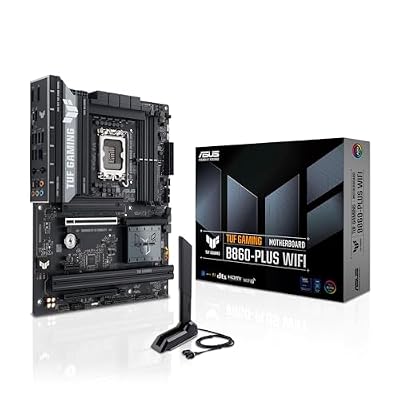 ASUS TUF Gaming B860-PLUS WiFi B860 LGA 1851 ATX マザーボード、インテル Core ウルトラシリーズ2対応、高度なAI PC対応、12+1+2+1ステージ、DDR5、PCIe 5.0、3X M.2、Wi-Fi 7、2.5Gb LAN、USB 20Gbps Type-C。ブランドASUS色ブラックモデルTUF GAMING B860-PLUS WIFI商品説明【商品概要】高度なAIPCに対応:AIコンピューティングの未来のために設計されており、要求の厳しいAIアプリケーションに必要なパワーと接続性を備えています。インテル LGA 1851 ソケット: インテル Core Ultra プロセッサ対応 (シリーズ2)強化された電源ソリューション:12+2+1 80A DrMOSパワーステージ、8+8ピンProCool電源コネクタ、合金チョーク、安定した電力供給のための耐久性のあるコンデンサ。最適化された熱設計:大型VRMヒートシンク、M.2およびPCHヒートシンク、ハイブリッドファンヘッダー、ファンXpert 4最新のM.2サポート:オンボードPCIe 5.0 M.2スロット1つとPCIe 4.0 M.2スロット2つ、すべてM.2ヒートシンク付き【商品説明】【商品詳細】ブランド：ASUS商品種別：マザーボード商品名：ASUS TUF Gaming B860-PLUS WiFi B860 LGA 1851 ATX マザーボード、インテル Core ウルトラシリーズ2対応、高度なAI PC対応、12+1+2+1ステージ、DDR5、PCIe 5.0、3X M.2、Wi-Fi 7、2.5Gb LAN、USB 20Gbps Type-C。製造元：ASUS商品番号：TUF GAMING B860-PLUS WIFI発売日：2025年01月13日商品内容：TUF B860-PLUS|M.2 x3|WiFi 7色：ブラック商品タイプ：ATX。【当店からの連絡】