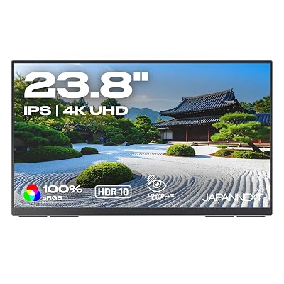 JAPANNEXT 23.8インチ 大型モバイルモニター JN-MD-IPS238U-C6ブランドJAPANNEXT色ブラックモデルJN-MD-IPS238U-C6商品説明【商品概要】23.8インチのIPSパネルを搭載し、使いやすい4K(3840x2160)解像度に対応した大型モバイルモニターです。4K(3840x2160)解像度に対応。フルHD(1920x1080)解像度の4倍の高解像度は、圧倒的な高生産性を実現します。上下左右178度に対応した高画質IPSパネルを搭載し、コンテンツを色鮮やかに映し出します。23.8インチの大型IPSパネルにより、迫力ある映像表示と高い作業効率を実現します。ワーケーション中や外出先、ご自宅のリビングなど、大きなディスプレイを設置できないさまざまな環境においても、手軽にデュアルディスプレイ環境を実現いただけます。高精細な画面により、写真や資料の表示はもちろん、プレゼンテーション時にお客様へ画面をお見せしたり、外出先でゲームや動画コンテンツをお楽しみいただくなど、幅広い用途に対応可能です。最大輝度250cd/m2の液晶パネルは、DCI-P3:99%、Adobe RGB:92%の広色域に対応し、動画や写真も色鮮やかに美しく表示します。付属の120W電源アダプターを使用することで、モニターを経由してノートPCなどの外部デバイスへ最大65Wの電力供給が可能です。入力端子は​USB-C x2 (60Hz/最大65W給電)と​HDMI 2.0 x1 (60Hz) を​装備します。​※USB-C(最大65W)給電を​行わない​場合でも、​本製品の​ご使用には​製品付属の​電源アダプターからの​電源供給が​必要です。モニター背面にキックスタンドを搭載しているので自立して使用することができ、どこでもデュアルディスプレイ環境の構築が可能です。また、携帯時に便利なフェルトケースを同梱。製品本体をホコリや傷から守り、持ち運びに最適です。100x100mmのVESA規格に対応、モニターアームなどにも使用が可能です。ブルーライト軽減モードを搭載し、フリッカーフリー設計で、目と身体への負担を軽減します。2Wx2のスピーカーを内蔵していますので、動画やゲームなどをお楽しみいただけます。本製品には、2年間のメーカーが付きます。【商品説明】【商品詳細】ブランド：JAPANNEXT商品種別：パソコン・周辺機器商品名：JAPANNEXT 23.8インチ 大型モバイルモニター JN-MD-IPS238U-C6製造元：JAPANNEXT商品番号：JN-MD-IPS238U-C6発売日：2025年11月21日商品内容：23.8インチ色：ブラック【当店からの連絡】