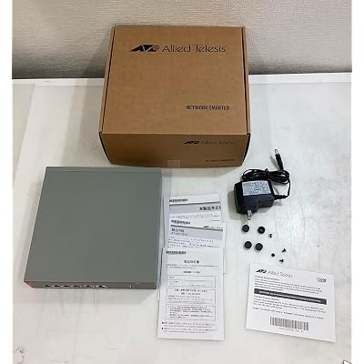 AT-AR1050V ルーターブランドAllied Telesis色グレーモデル3934R商品説明【商品概要】AT-AR1050V(RoHS対応)は、SOHOや小規模ブランチオフィス向けのベーシックVPNアクセス・ルーターです。コストパフォーマンスに優れ、強固な暗号アルゴリズムAESに対応したVPN（IPsec）機能や、次世代インターネット接続サービス「IPv4 over IPv6」にも対応し、少ない投資で快適なインターネットVPN環境の構築が可能です。【商品説明】【商品詳細】ブランド：Allied Telesis商品種別：無線・有線LANルーター商品名：AT-AR1050V ルーター製造元：アライドテレシス商品番号：3934R発売日：2019年06月03日色：グレー【当店からの連絡】