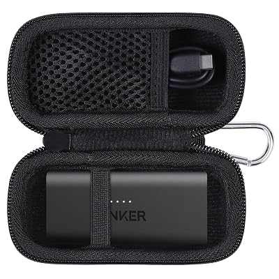 co2CREA 対応 Anker Nano Power Bank 22.5W/12W 5000mAh専用収納ケース ブラック（ケースのみ）