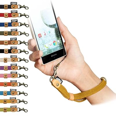 HIGHCAMP (ハイキャンプ) リスト ストラップ 帆布 (ハンプ) マスタード ハンドスト...