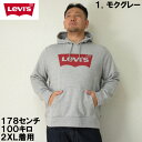 大きいサイズ メンズ 定番 Levi 039 s-プルパーカー（メーカー取寄）LEVIS リーバイス 2XL 3XL 2L 3L 4L 5L リーバイス デビルーズ 大きい サイズ ビッグサイズ キングサイズ ブランド オシャレ メンズファッション パーカ トップス ルームウェア 部屋着