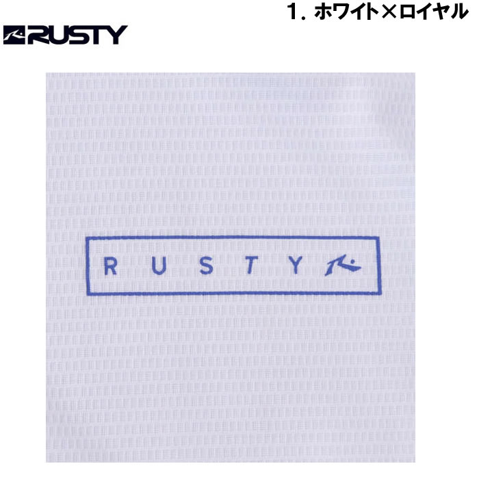 RUSTY-ボーダーニットUVフルジップパーカー(メーカー取寄)