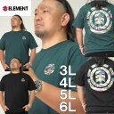 大きいサイズ メンズ ELEMENT BOO BOO ICON 半袖 Tシャツ メーカー取寄 エレメント 3L 4L 5L 6L 大きい サイズ キングサイズ ビッグサイズ デビルーズ インナー おしゃれ ブランド カットソー …