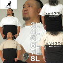 大きいサイズ メンズ KANGOL バイカラー 半袖 Tシャツ メーカー取寄 カンゴール 3L 4L 5L 6L 7L 8L 大きい サイズ キングサイズ ビッグサイズ デビルーズ インナー おしゃれ ブランド カットソ…