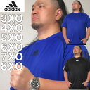 大きいサイズ メンズ adidas 半袖 Tシャツ メーカー取寄 アディダス 2L 3L 4L 5L 6L 7L 大きい サイズ キングサイズ ビッグサイズ デビルーズ インナー おしゃれ ブランド カットソー メンズフ…