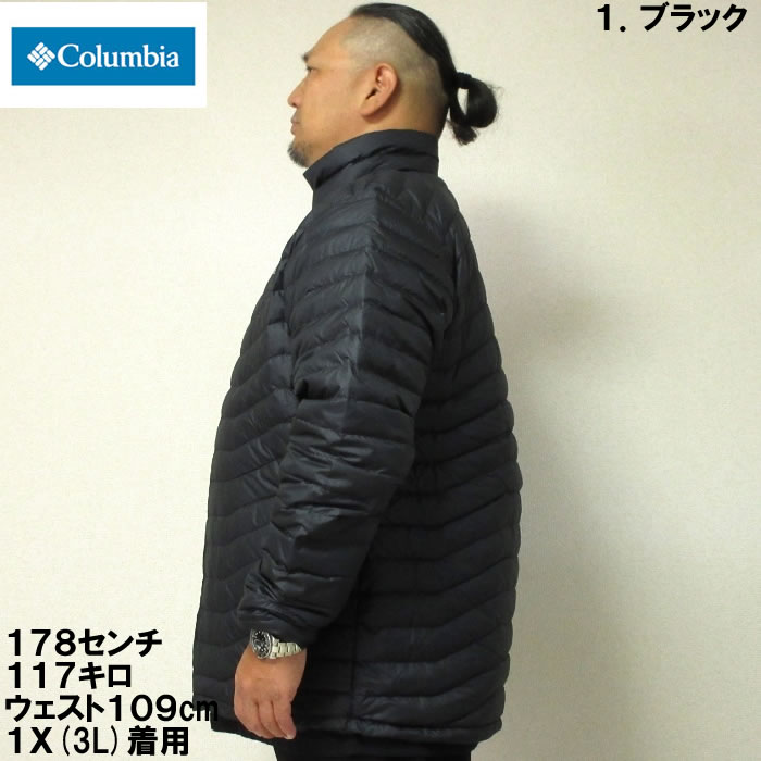 大きいサイズ メンズ Columbia ウエストリッジ ダウン ジャケット（メーカー取寄）コロンビア 3L 4L 5L 6L 7L 8L 大きい サイズ キングサイズ ビッグサイズ デビルーズ アウトドア キャンプ 山登り 通勤 通学 ブランド ジャンパー アウター deviloose-10007803 大きいサイズデビルーズ楽天市場店 サンプル画像3