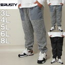 大きいサイズ メンズ RUSTY ニット フリース パンツ（メーカー取寄）ラスティ 3L 4L 5L 6L 8L デビルーズ 大きい サイズ ビッグサイズ キングサイズ ブランド オシャレ メンズファッション フリース スウェットパンツ