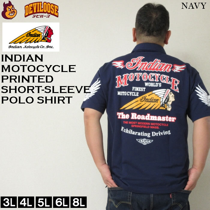楽天市場】インディアンモトサイクル ポロシャツ（ポロシャツ