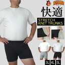 大きいサイズ メンズ 綿混ニットトランクス 3L 4L 5L 吸汗速乾 ストレッチ ウェスト98-120cm対応 大きい サイズ ビッグサイズ キングサイズ お...