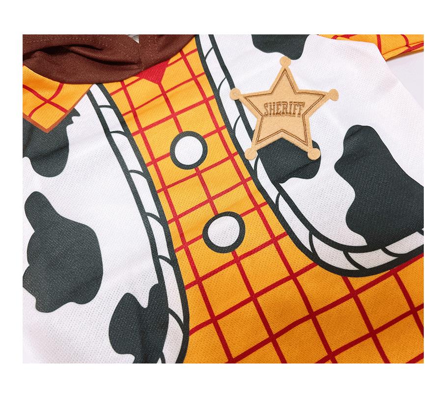 【1点までメール便送料無料】Disney PIXAR ディズニー・ピクサー トイストーリー ウッディ なりきりスーツ セットアップ コスチューム 【上下セット,変身,衣装,なりきり,ミニ裏毛,ギフト,クリスマス,プレゼント,ハロウィン,仮装】(221224503-32 tk350025)