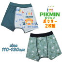 【メール便送料無料】PIKMIN ピクミン ボクサーブリーフ 2枚組 きゃらふるインナー 前閉じ 総柄 プリント インナー 下着 パンツ キッズ こども 男の子...