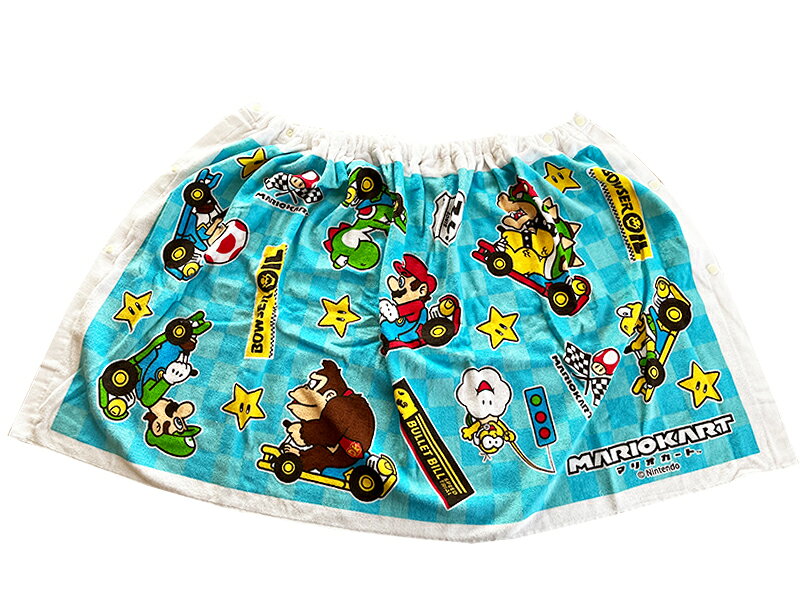 セレクトショップ DEVINの【メール便送料無料】スーパーマリオ マリオカート 男児 巻きタオル 60cm ラップタオル マキマキタオル ボーイズ 男の子 スイムグッズ 海水浴 プール 水遊び 川遊び キャラクター 雑貨 ギフト プレゼント 誕生日 2669366(125953 ni200025)｜アングル3