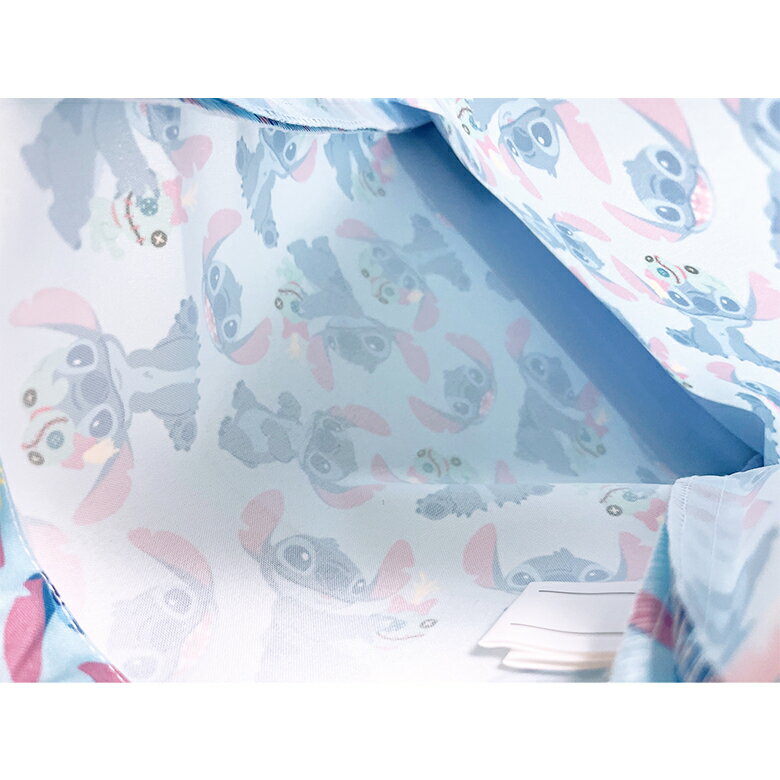 【メール便送料無料】Disney ディズニー リロ＆スティッチ 巾着セット 小/中 S/M ブルー 小物入れ コップ入れ 上履き入れ 体操着入れ 入園 入学 新学期 お祝い プレゼント ギフト 2026年度(D725BL-2set) 3