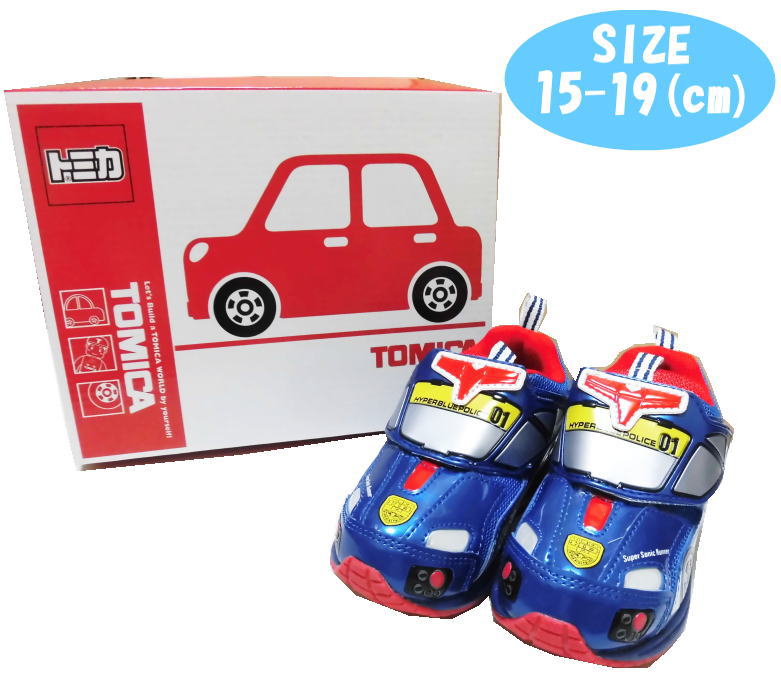 トミカ TOMICA ハイパーブルーポリス 10569 HYPER POLICE マジックテープ 軽量 スニーカー (ブルー) 反射材 ネームタグ 子供靴 キッズシューズ プレゼント 新学期 入学式 入園式 クリスマス ギフト 15cm 16cm 17cm 18cm 19cm(10569 k2900213)