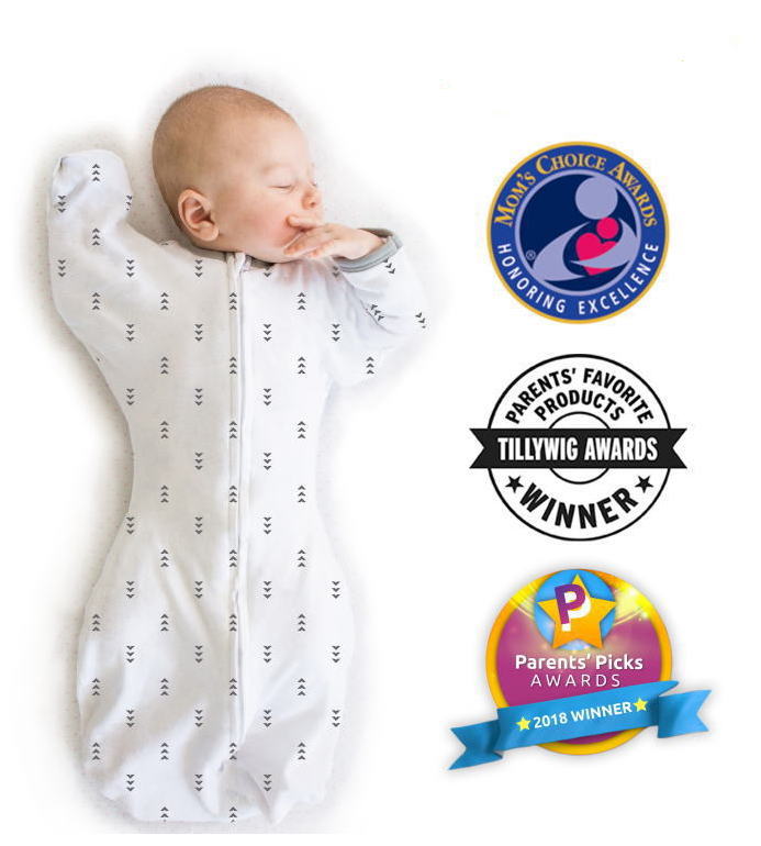 Swaddle Designs スワドルサック コットン使用 スワドルデザインズ おくるみ (タイニーアロー) 新生児 ベビー用品 赤ちゃん ガールズ ボーイズ 出産祝い 誕生日 プレゼント ギフト (702BK 3500213)