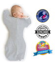 Swaddle Designs スワドルサック コットン使用 スワドルデザインズ おくるみ (グレイ+ポルカドット) 新生児 ベビー用品 赤ちゃん ガールズ ボーイズ 出産祝い 誕生日 プレゼント ギフト (705HMG 3500213)