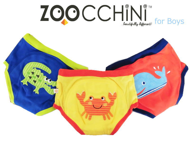 楽天セレクトショップ　DEVIN【送料無料】ZOOCCHiNi ズーキーニ ズッキーニ オーガニックコットン トレーニングパンツ 3枚組 （海の仲間/男児） ベビー用品 赤ちゃん 男の子 ボーイズ トイトレ 出産祝い 誕生日 プレゼント ギフト （13001 zc450083）