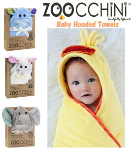 【送料無料】ZOOCCHiNi ズッキーニ ベビーフード付きタオル アニマル バスタオル コットン使用 ベビー用品 赤ちゃん 男児/女児 トイトレ 出産祝い 誕生日 プレゼント ギフト (zoo100 zc3750213)