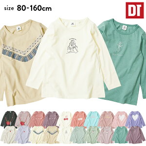 【CLEARANCE SALE10%OFF】デビラボ プリント長袖チュニック 子供服 キッズ ベビー 女の子 長袖Tシャツ ロンT トップス 長袖