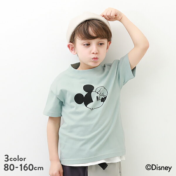 【24%OFF】ディズニー ミッキー/Tシャツ 子供服 キッズ ベビー 男の子 女の子 半袖Tシャツ Tシャツ トップス 半袖