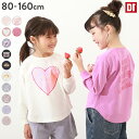 【LIMITED SALE 20%OFF】デビラボ ガールズ プリント長袖Tシャツ 子供服 キッズ 女の子 トップス 長袖Tシャツ ロンT 綿100% 吸汗 24SSデビラボ春特集【送料無料】