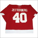 DETROIT RED WINGS (デトロイトレッドウィング) replica アイスホッケーシャツ 40【ZETTERBERG】アイスホッケー ゲームシャツ 大きいサイズメンズ メンズ大きいTシャツ ヒップホップ衣装 ダンス 衣装 ジャージ